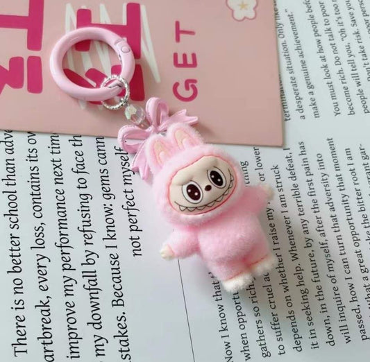Labubu Keychain | Buy 1 or 4-Pack Cute Plush Bag Charms