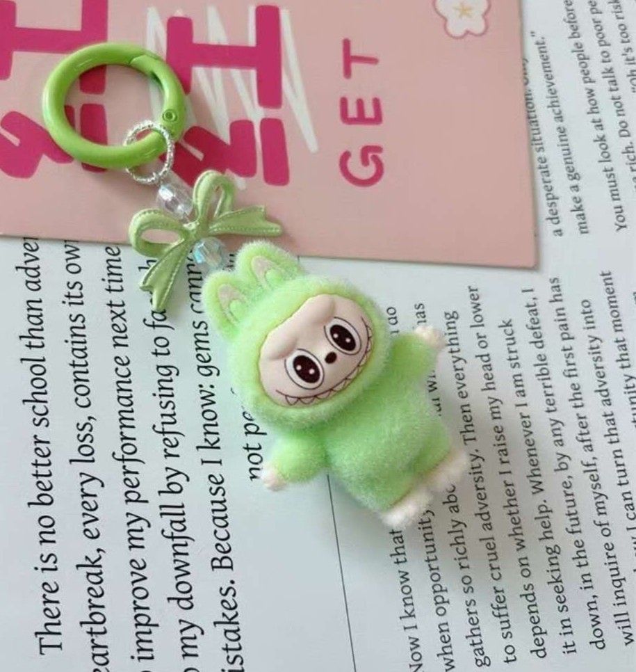 Labubu Keychain | Buy 1 or 4-Pack Cute Plush Bag Charms