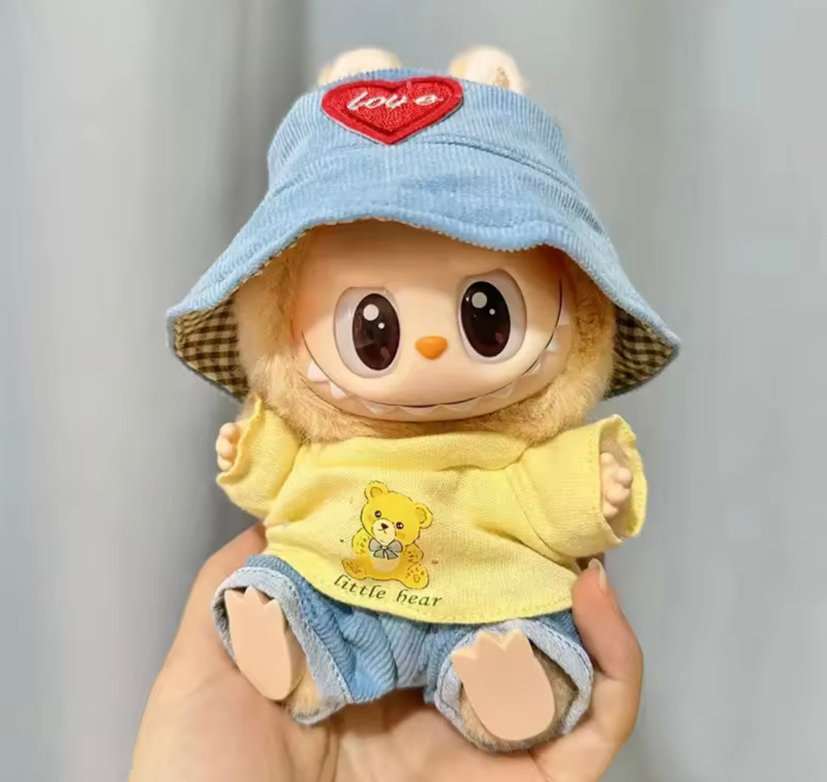 Official POP MART Labubu 17cm Plush Doll Clothes & Outfit Accessory Set