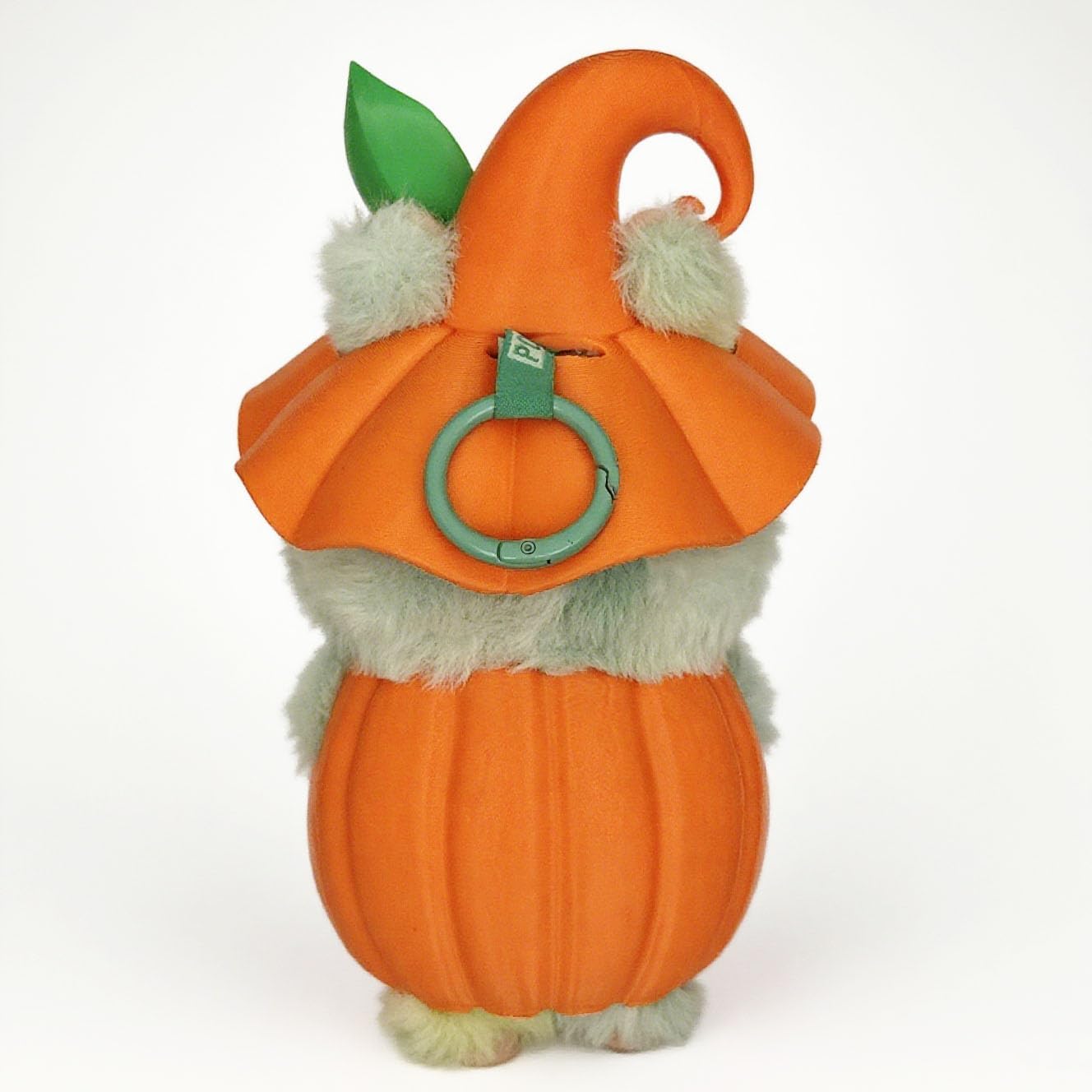 Halloween Pumpkin Hat & Holder Set for Labubu - Festive Decoration Figure Accessory，Halloween Decoration，Dorable Character Display Piece