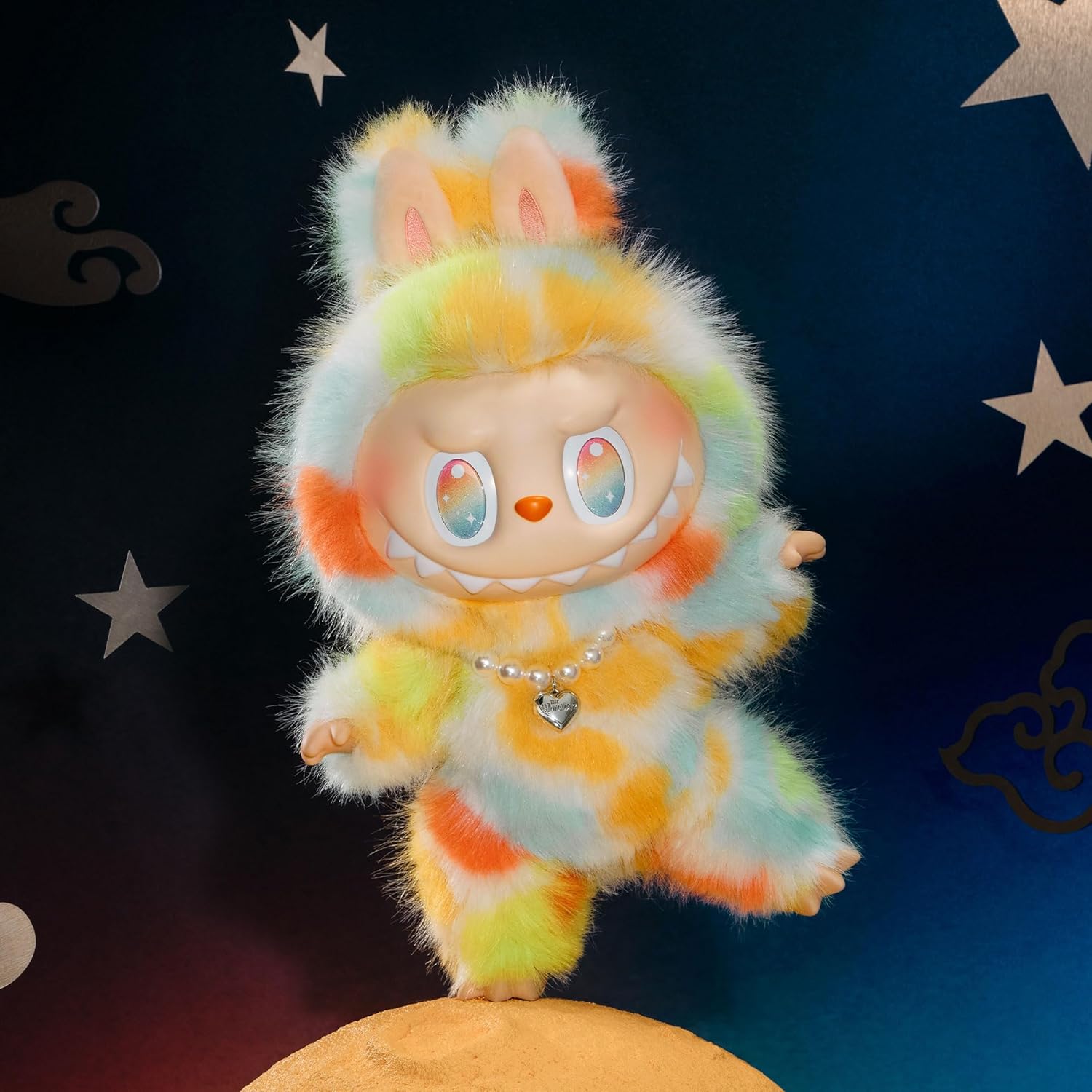 The Monsters Rock The Universe Vinyl Plush Doll, 14.57 inches Height, Toys for Modern Home Decor, Gift for Girlfriend Daughter, 1PC
