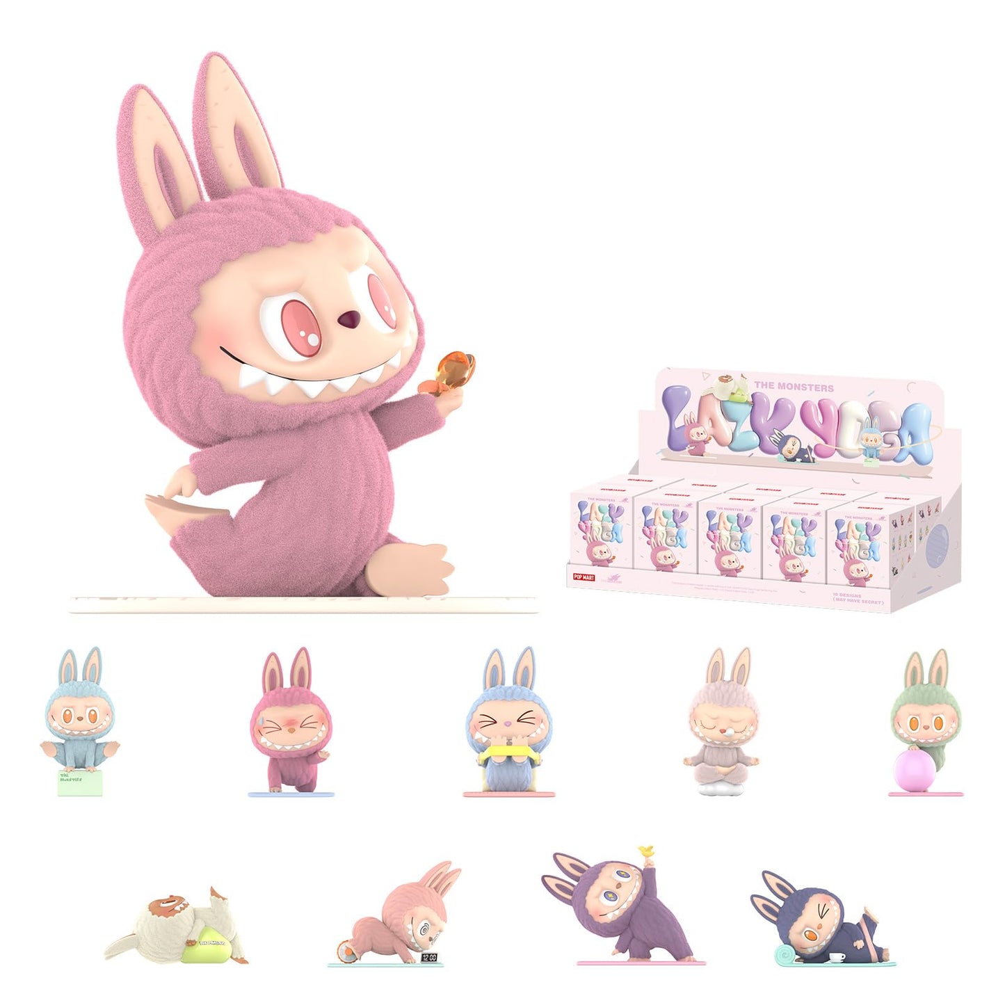POP MART Labubu The Monsters Lazy Yoga Series Blind Box | Labubu UK