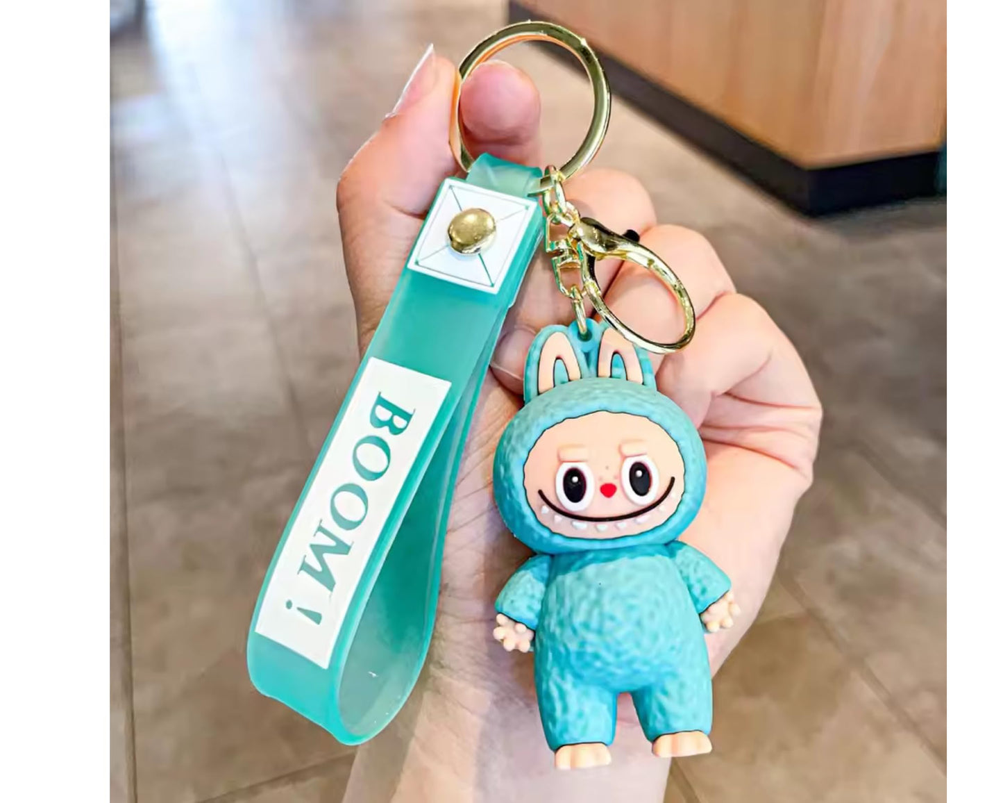 Labubu Keychain Set of 2 – Cute Plush Bag Charms & Key Rings