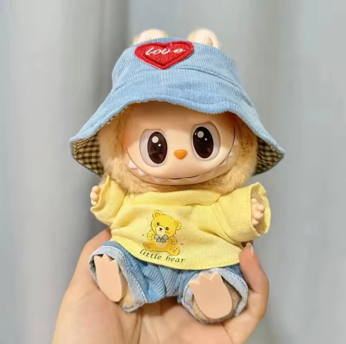 Official POP MART Labubu 17cm Plush Doll Clothes & Outfit Accessory Set