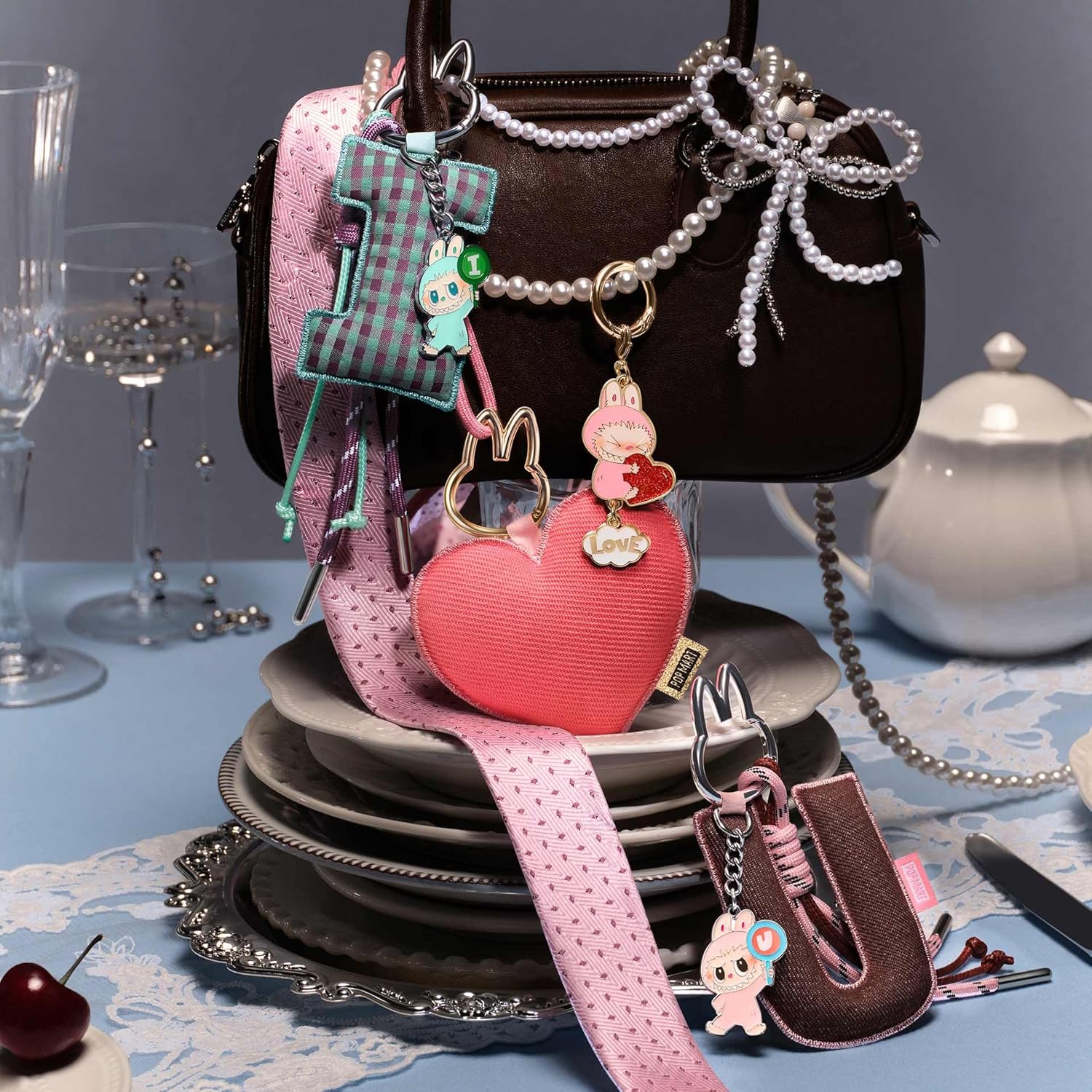 THE MONSTERS Pin for Love Series- Letter Pendant Blind Box (N-Z)
