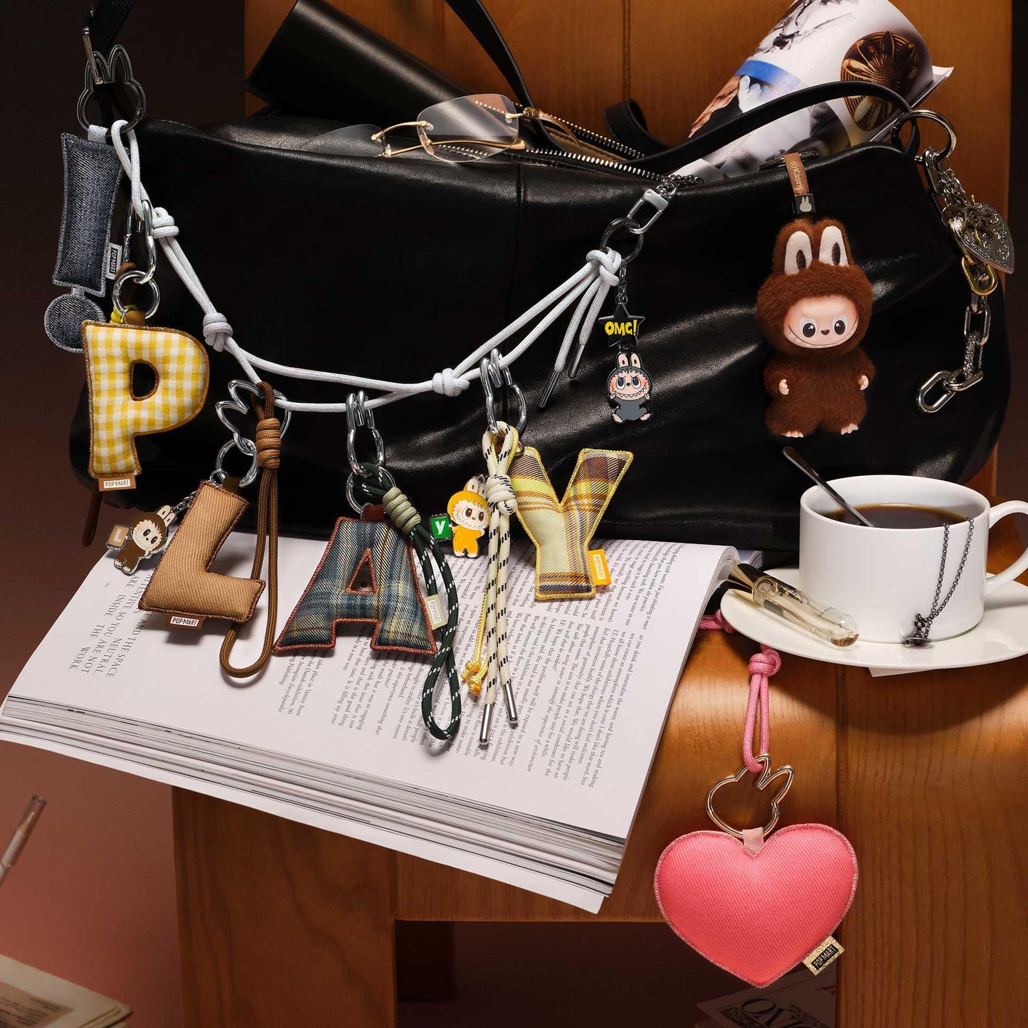 Labubu Pin for Love Blind Box (A-M) – Pop Mart The Monsters Vinyl Plush Keychain
