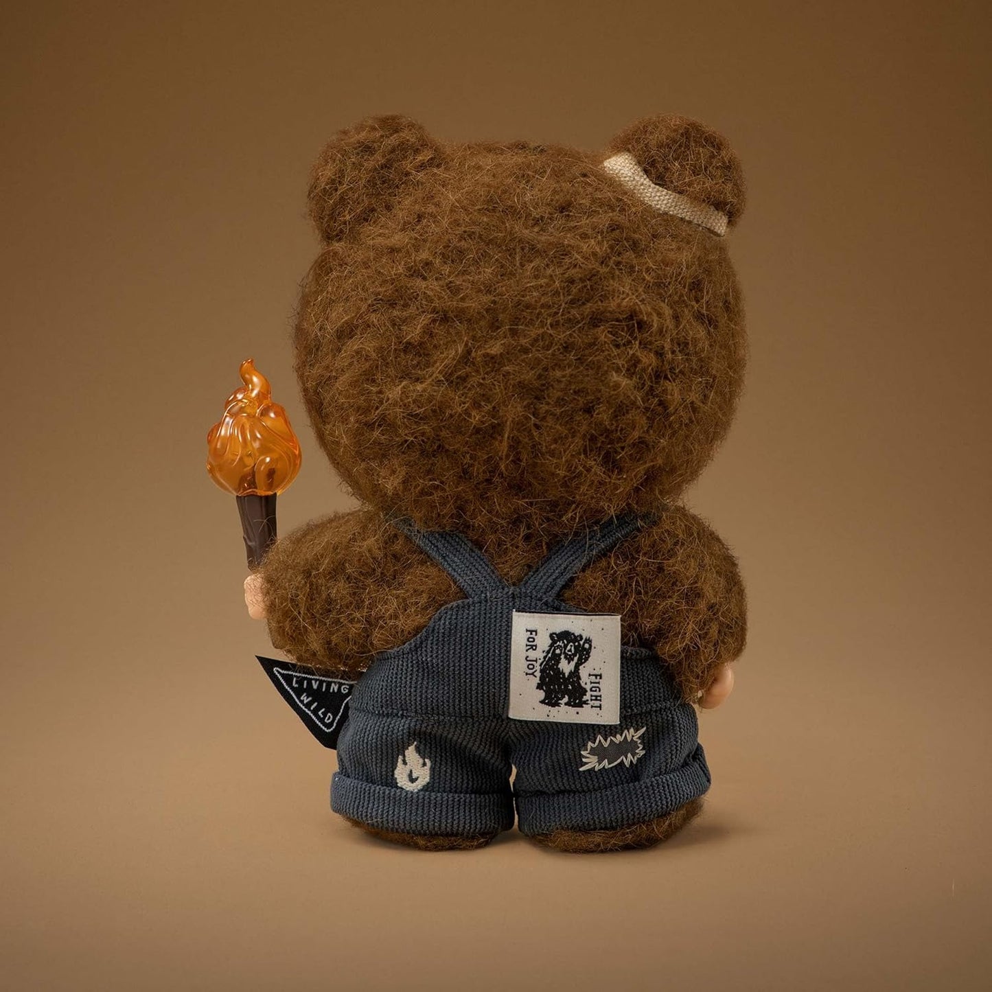 Pop Mart Hirono Living Wild Fight for Joy Plush Doll – 6.3 Inch Collectible Figure