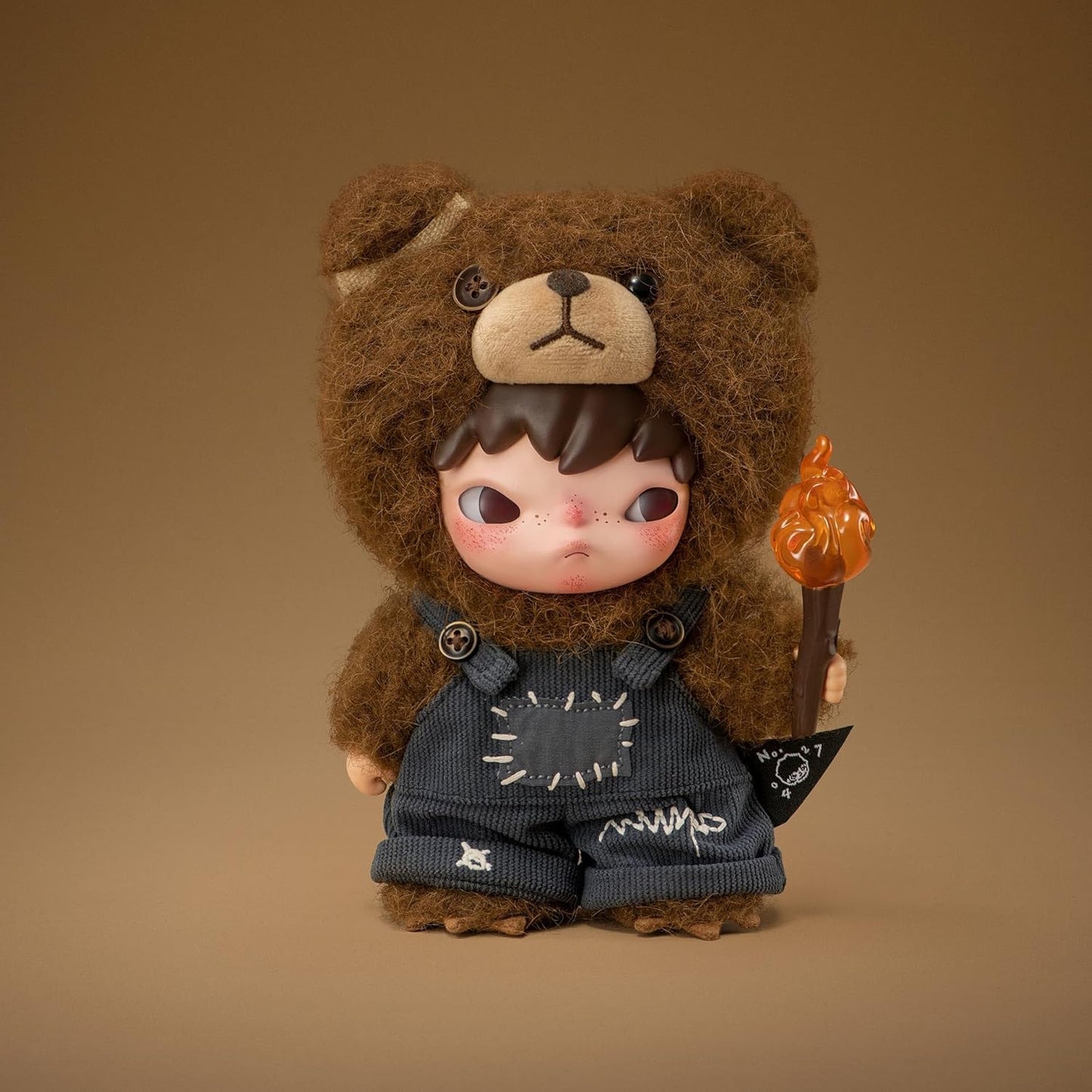 Pop Mart Hirono Living Wild Fight for Joy Plush Doll – 6.3 Inch Collectible Figure