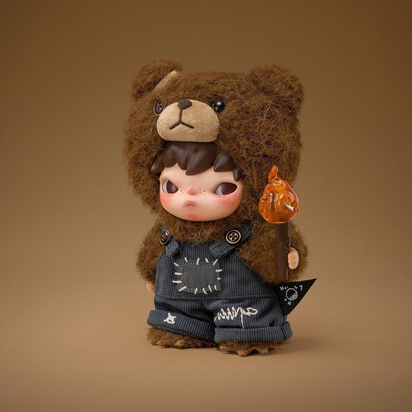 Pop Mart Hirono Living Wild Fight for Joy Plush Doll – 6.3 Inch Collectible Figure