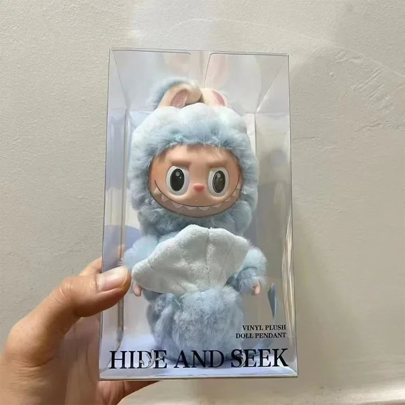 Labubu Mokoko Vinyl Plush Doll – Pop Mart Popland Exclusive Mystery Box (Multiple Designs)