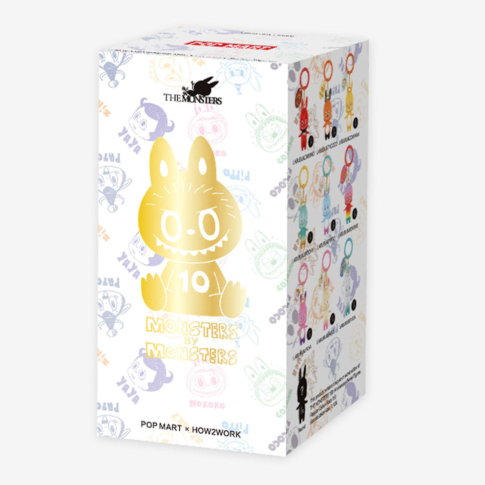 Individual blind box packaging design for The Monsters 10th Anniversary Series Figures