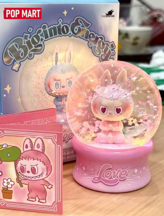 Labubu Crystal Ball blind box from Pop Mart's Big into Energy series