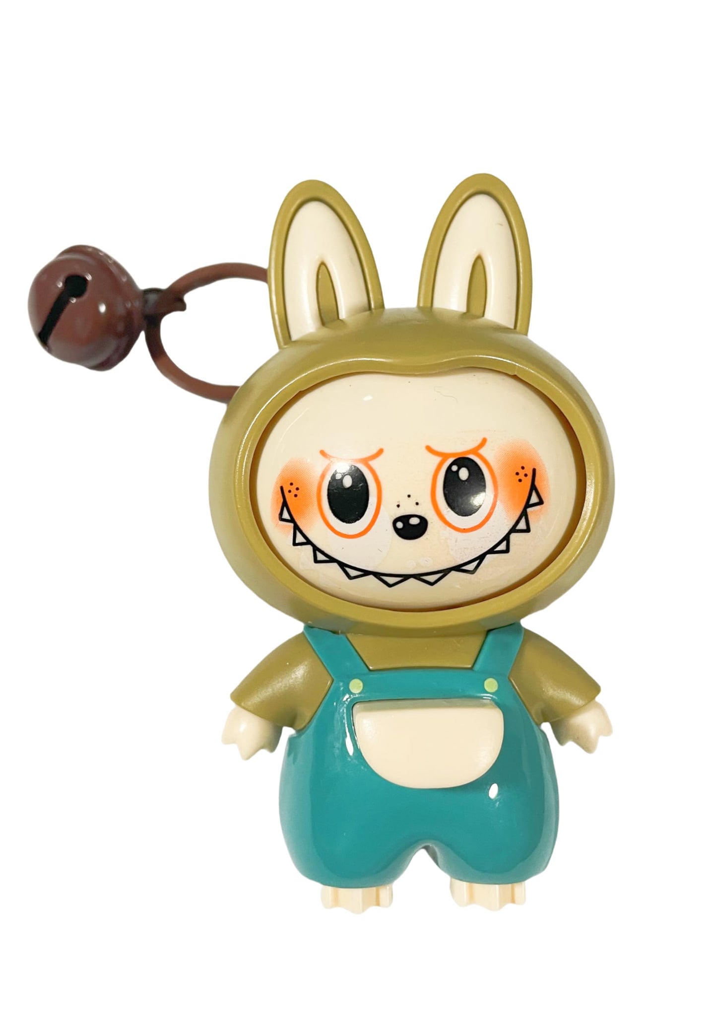 Labubu keychain with changeable faces plush toys